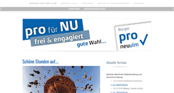 Desktop Screenshot of pro-nu.de